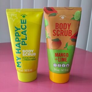 Bolero Beverly Hills Body Scrub Eucalyptus Fresh Mint Mango Lime 2 Piece Set